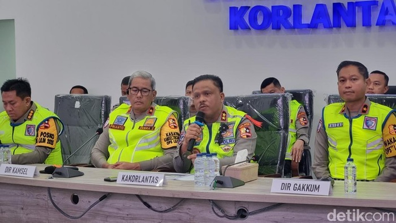 Foto: Kakorlantas Dan Jajaran Korlantas Polri (taufiq/detikcom)
