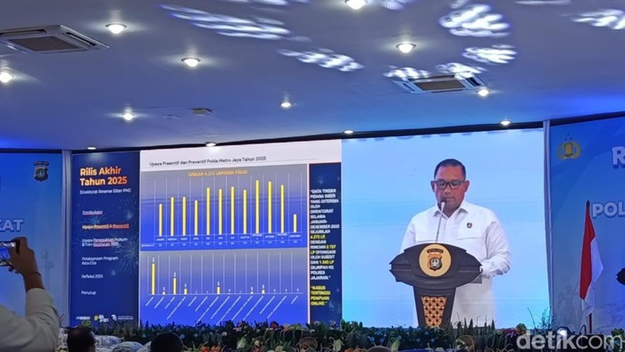 Rilis Akhir Tahun Polda Metro Jaya (wildan/detikcom)