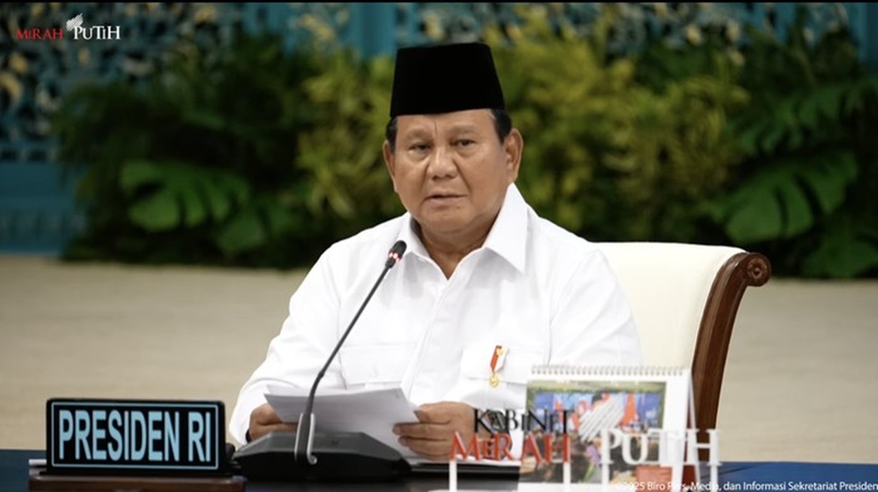Foto: Prabowo Subianto (dok Youtube Setpres).