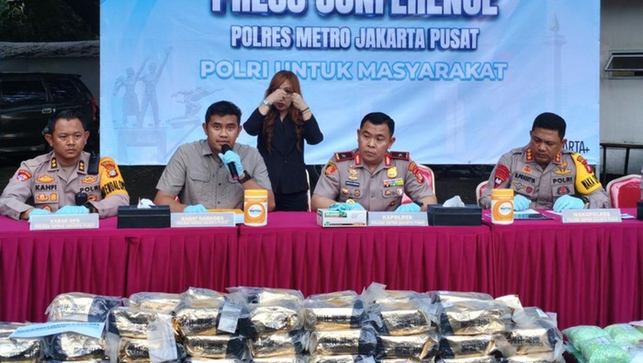 Foto: Konferensi Pers Polres Jakpus (kurniawan/detikcom)
