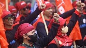 Buruh Gelar Demo Tolak UMP 2026 di Sekitar Istana dan DPR Besok