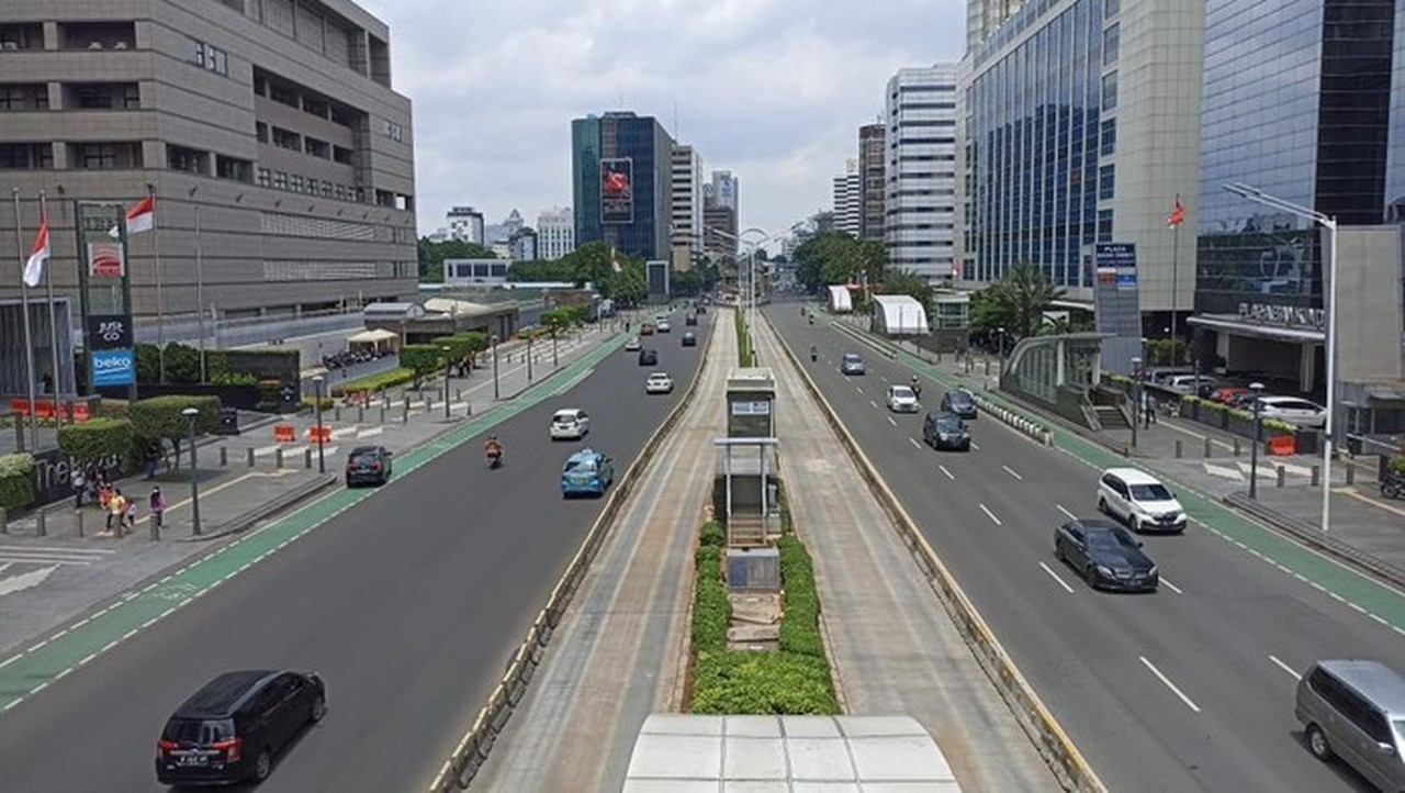 Foto: Jalan Sudirman Thamrin (tiara/detikcom)