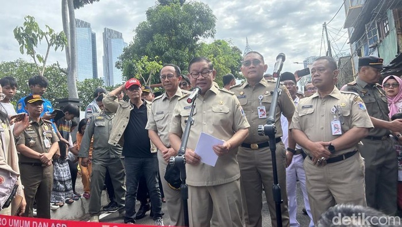 Pramono Anung Resmikan Jalan Karet Pasar Minggu Barat, Karet Tengsin, Jakarta Pusat (foto: Kadek Melda/detikcom)