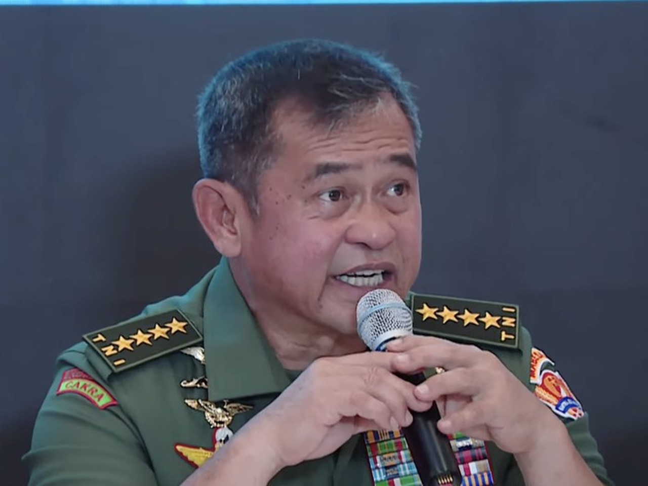 Ksad Jenderal Maruli Simanjuntak (foto: Dok Youtube Setpres)
