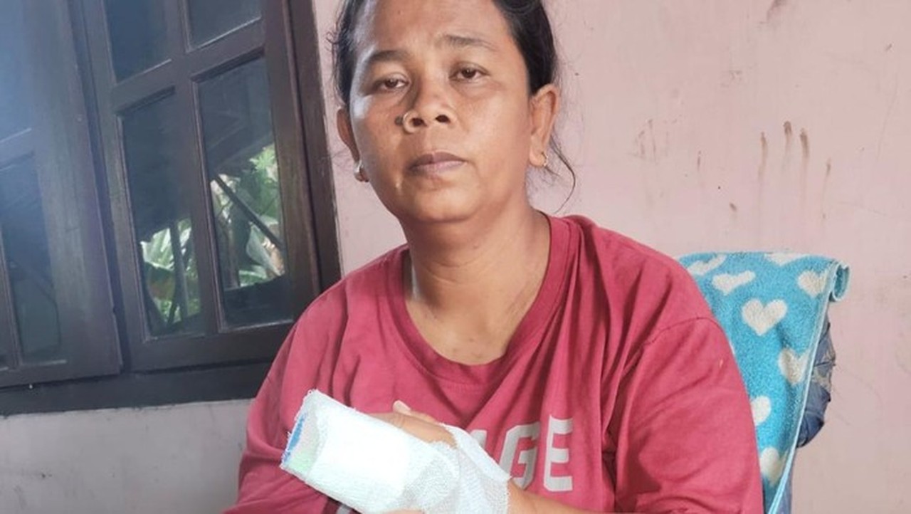 Foto: Wanita Di Gresik Korban Penganiayaan Penagih Utang Bank Plecit (istimewa)
