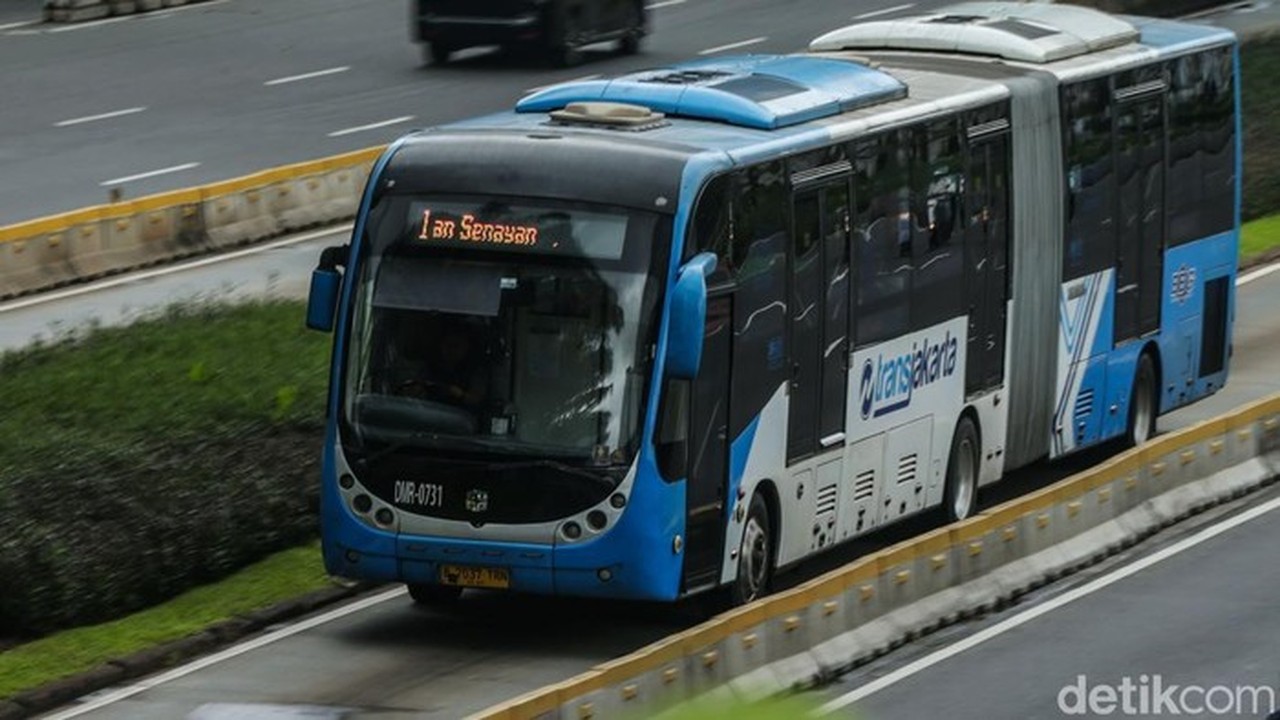Ilustrasi Bus Transjakarta (rifkianto Nugroho/detikcom)
