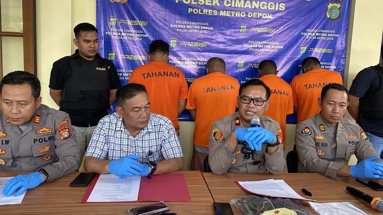 Seorang Kakek Dibegal 4 Pelaku Yang Mengaku Ngaku Sebagai Penagih Utang Atau Debt Collector Di Depok, Jawa Barat. Keempat Pelaku Ditangkap. (dok. Istimewa)
