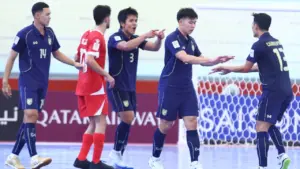 AFC Futsal Asian Cup 2026, Thailand Kalahkan Lebanon 2-0 di Laga Pembuka