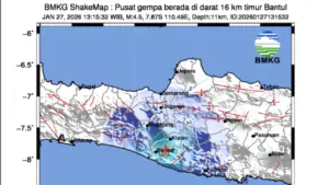 BMKG Pantau 14 Gempa Susulan di Bantul usai Guncangan Magnitudo 4,5
