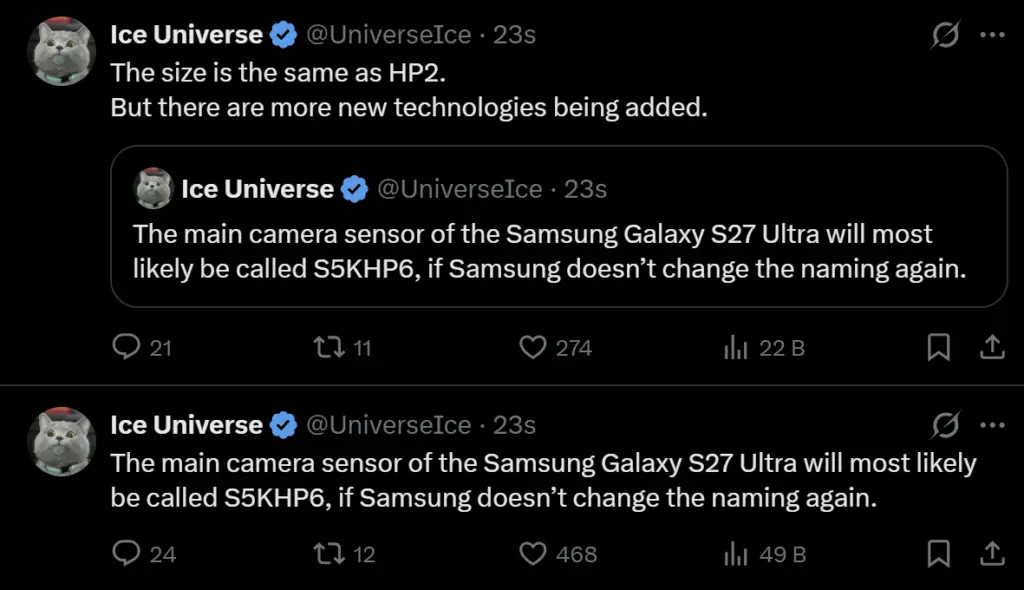 Bocoran Samsung Tetap Usung Sensor Kamera 200mp