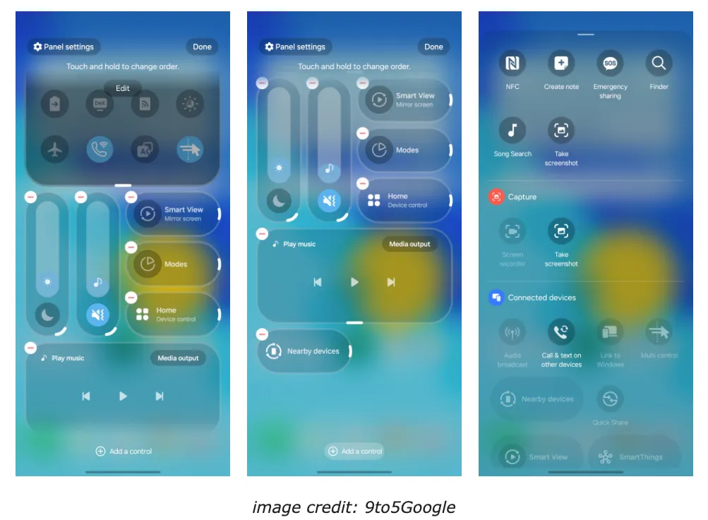 Desain Liquid Glass Samsung One Ui 85