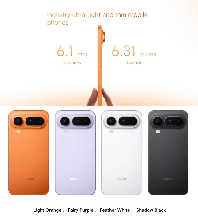 Desain Tipis Honor Magic 8 Pro Air