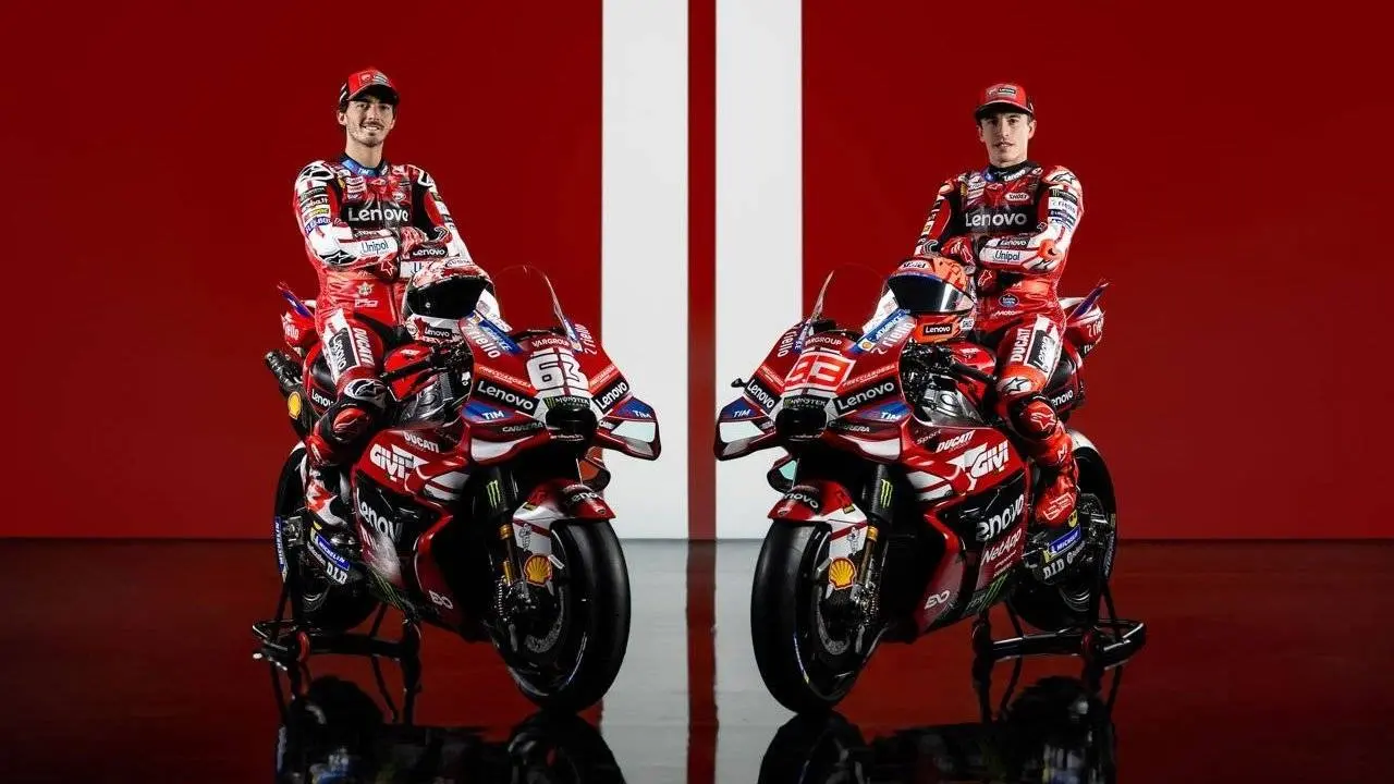Ducati Rayakan Ultah Ke 100 Dengan Livery Retro, Ducati Lenovo Team Tampil Spesial Di Motogp 2026