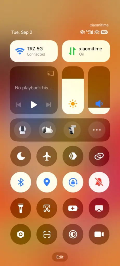 Fitur Control Center Hyperos 3