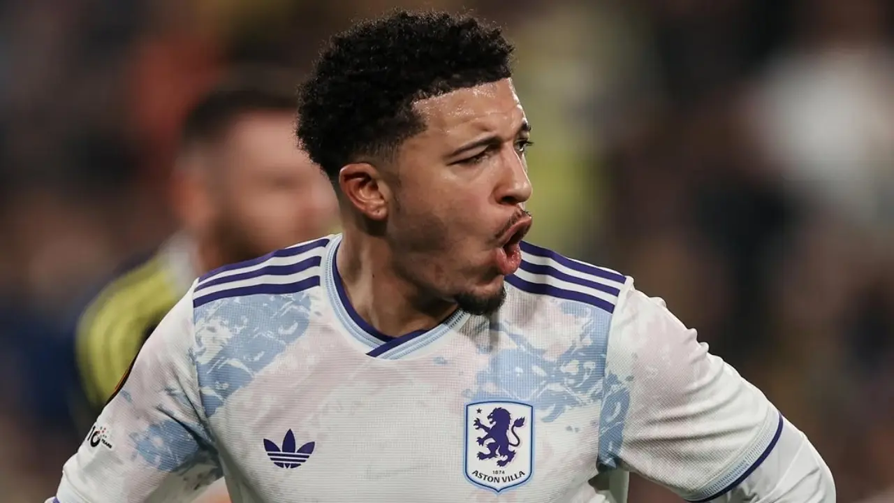 Gol Perdana Jadon Sancho Di Aston Villa Awal Kisah Bangkit Di Tangan Emery