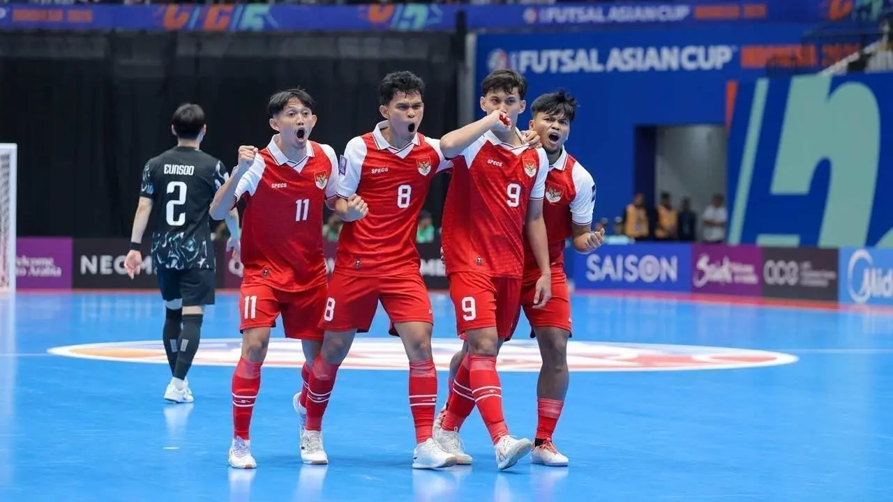 Hasil Piala Asia Futsal 2026 Timnas Futsal Indonesia Pesta Gol 5 0 Atas Korea Selatan