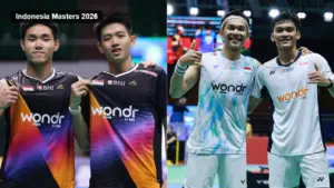 Indonesia Masters 2026: Fajar/Fikri dan Raymond/Nikolaus Melaju Mulus ke Babak 16 Besar di Istora Senayan