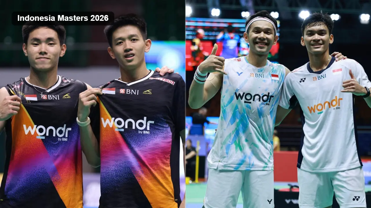 Indonesia Masters 2026 Fajar Fikri Dan Raymond Nikolaus Melaju Mulus Ke Babak 16 Besar Di Istora Senayan