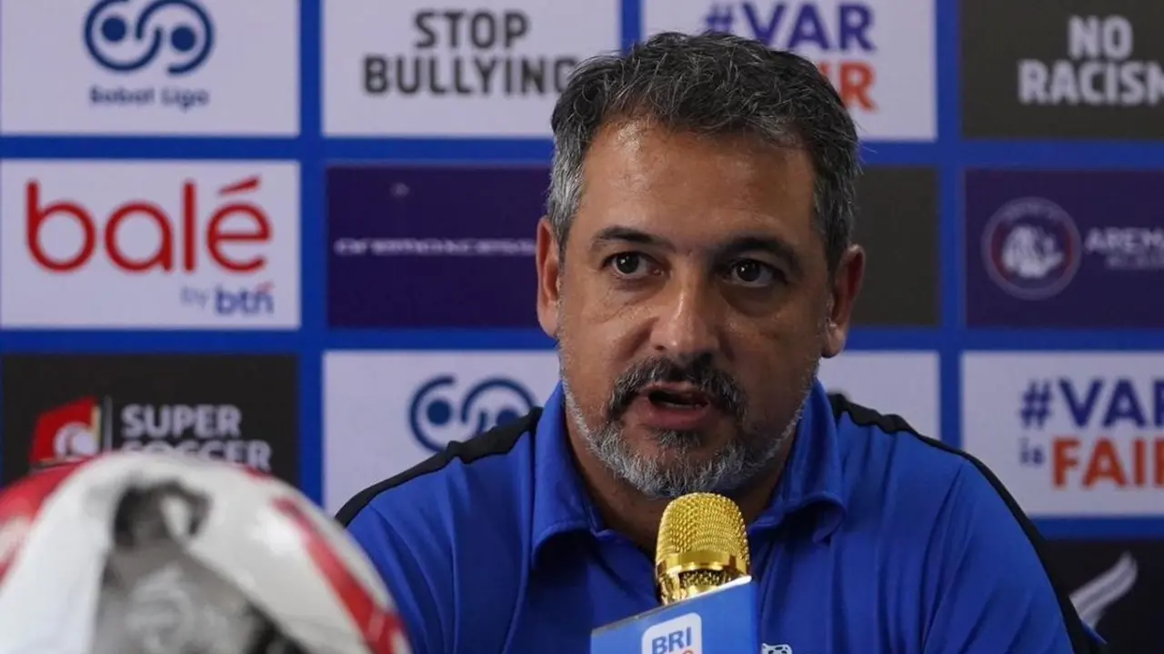 Jelang Dewa United vs Arema FC: Marcos Santos Akui Kekuatan Tuan Rumah dan Waspadai Kesalahan Kecil