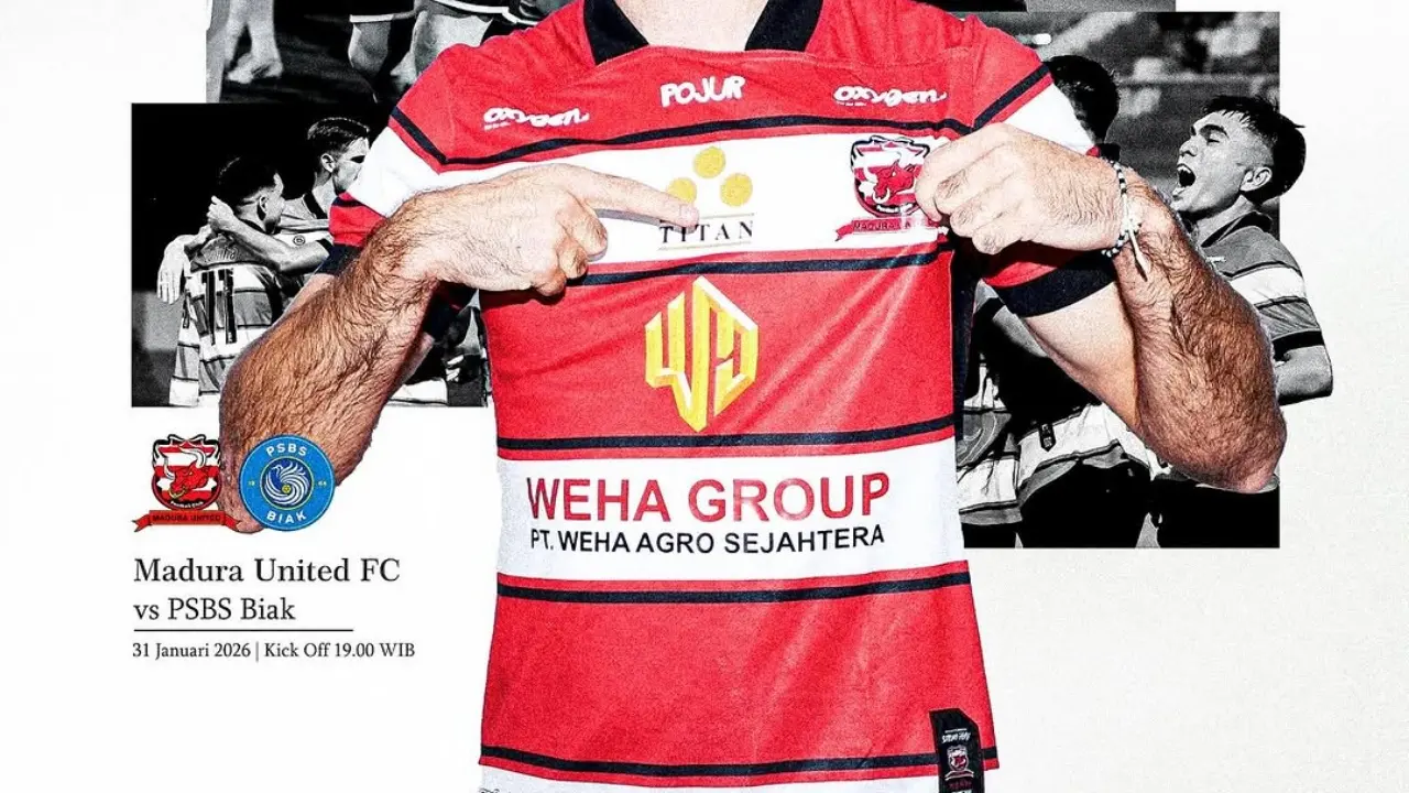 Link Live Streaming Madura United Vs Psbs Biak Kick Off 19 00 Wib