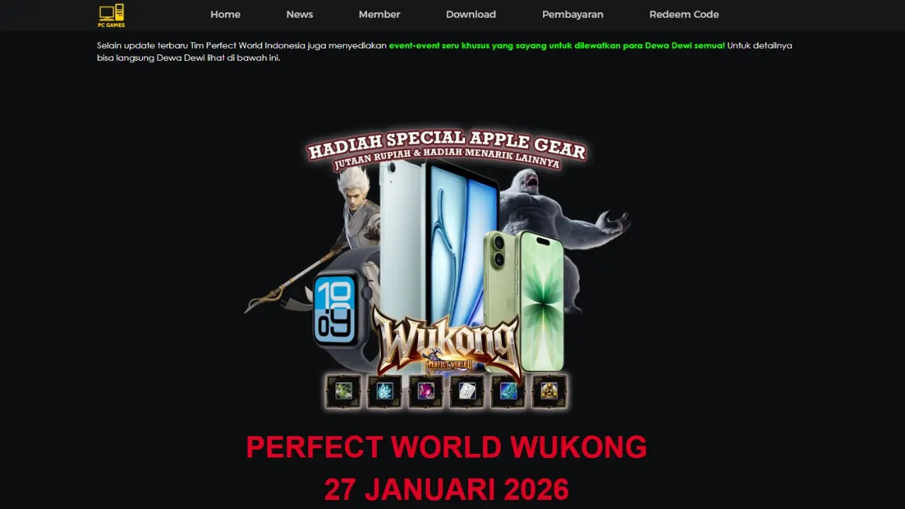 Lytogame Rilis Update Wukong Perfect World 2 Indonesia Ada Hadiah Gratis Iphone 16