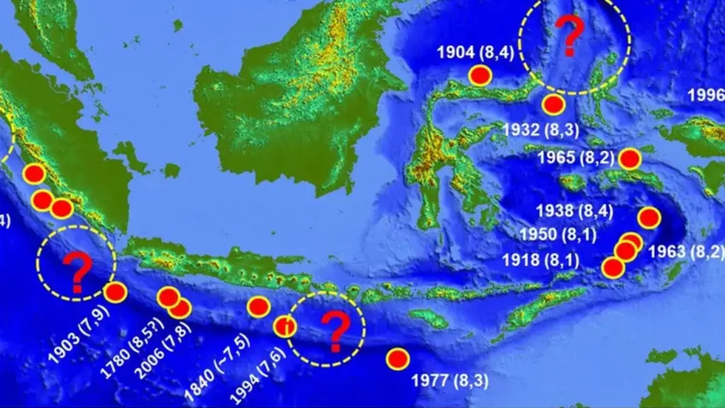 Peningkatan Titik Rawan Gempa Di Indonesia