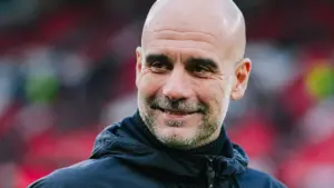 Pep Guardiola Singgung Rumput Sintetis usai Manchester City Kalah 1-3 dari Bodo/Glimt