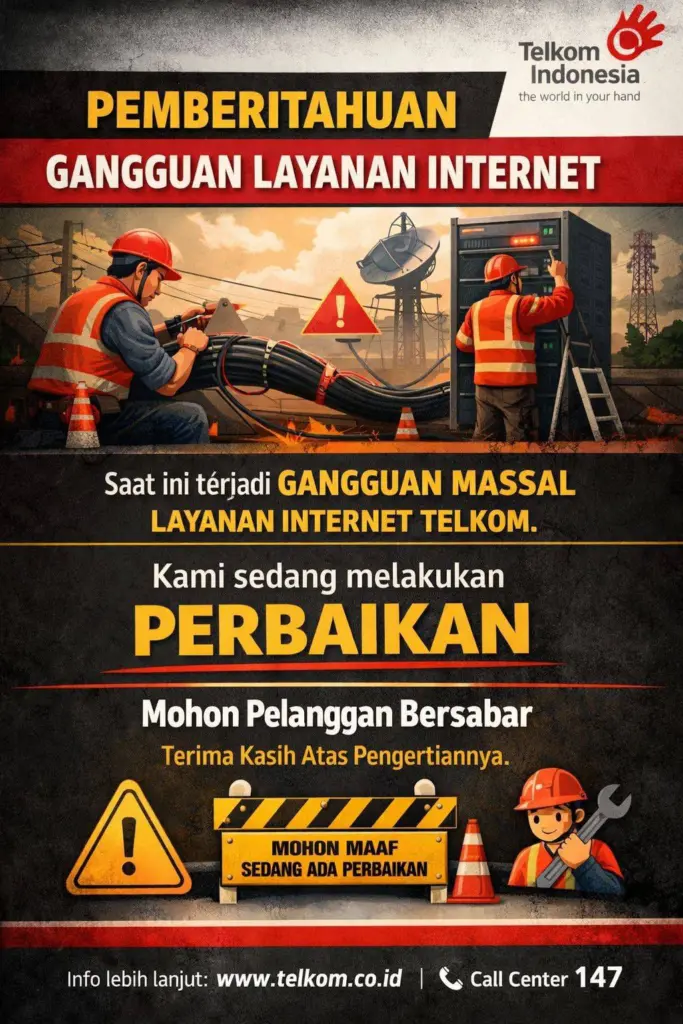 Pernyataan Telkomsel Terkait Indihome Down