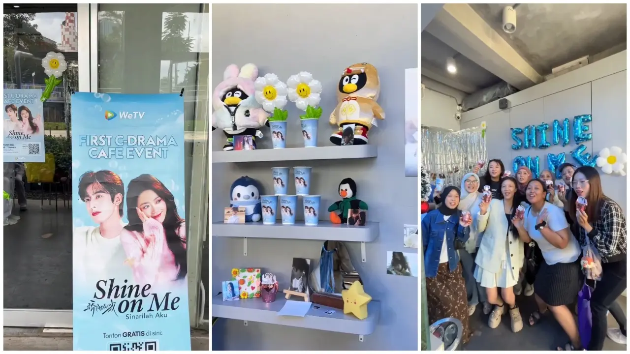 Rayakan Kesuksesan Shine On Me Wetv Hadirkan Kafe Tematik Drama China Pertama Di Indonesia