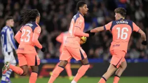 Real Sociedad Hentikan Rekor 11 Kemenangan Beruntun Barcelona di Liga Spanyol Musim 2025/2026