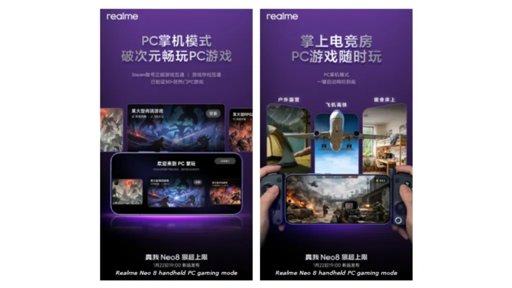 Realme Neo 8 Hadirkan Mode Gaming Pc Bisa Main Game Steam Langsung Di Hp