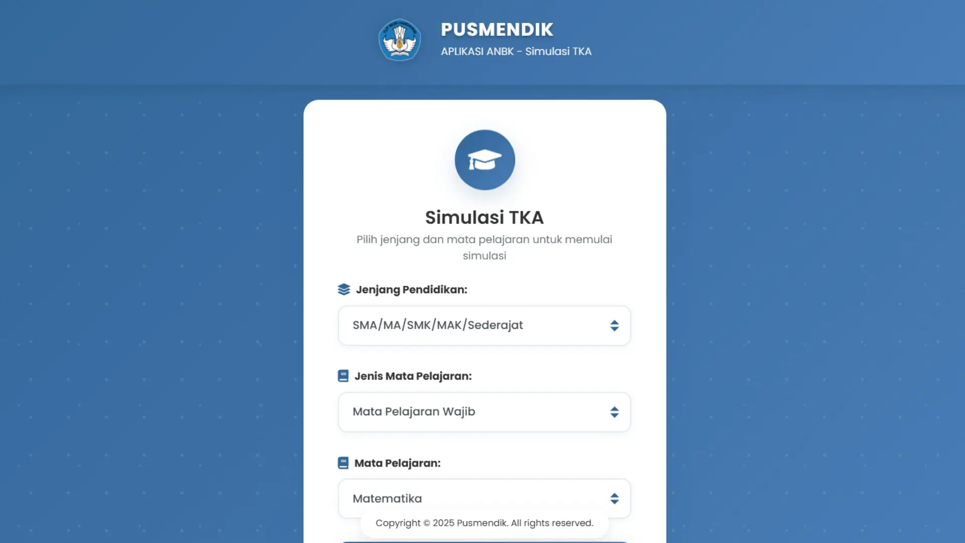 Simulasi Tka Sd Smp 2026 Gratis Latihan Soal Di Link Pusmendik Kemdikbud