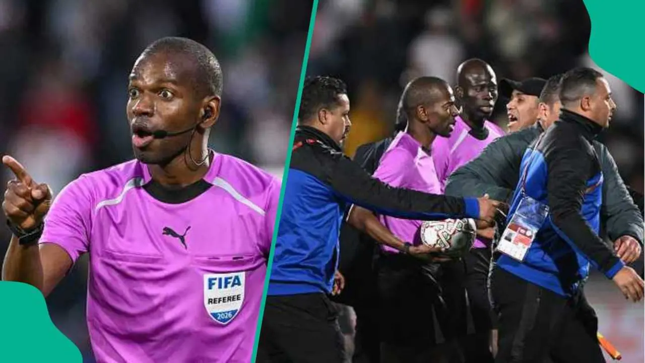 Tak Terima Kalah Dari Nigeria Skuad Timnas Aljazair Serang Wasit Issa Sy Hingga Lorong Stadion