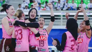 Taktik Double Block Gresik Phonska Bungkam Megawati Hangestri di Proliga 2026 Putri