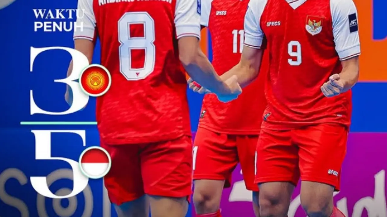 Timnas Futsal Indonesia Kalahkan Kirgistan 5 3 Di Piala Asia 2026