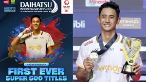 Ukir Sejarah, Alwi Farhan Jadi Juara Termuda Ketiga di Level BWF Super 500