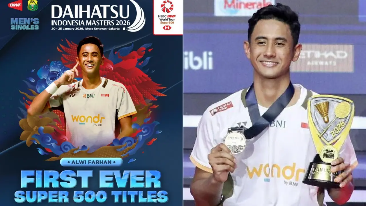 Ukir Sejarah Alwi Farhan Jadi Juara Termuda Ketiga Di Level Bwf Super 500