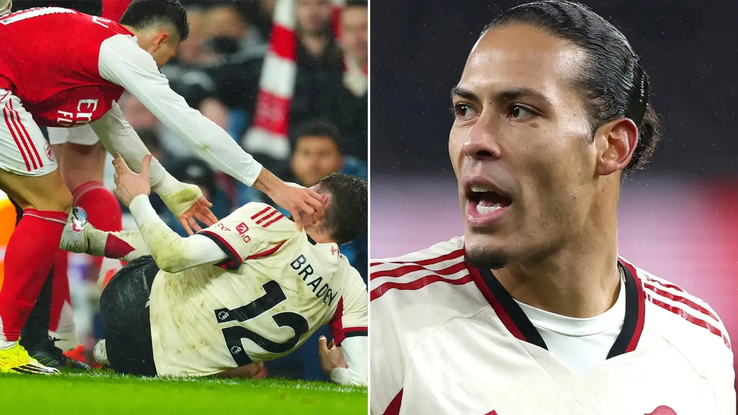 Van Dijk Kecam Aksi Martinelli Dorong Bradley Seluruh Penggawa Liverpool Marah Di Emirates