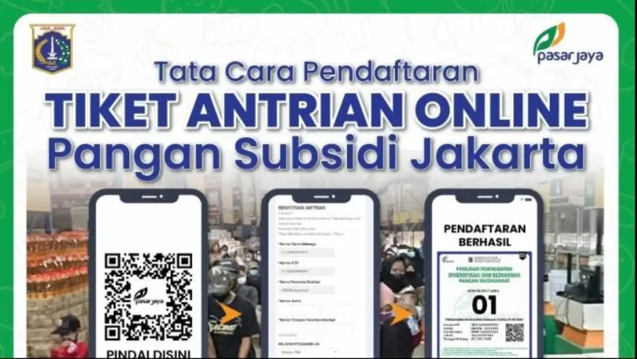 Antrean Pangan Subsidi Jakarta 2026: Begini Cara Mudah Daftar dan Cetak Kode QR