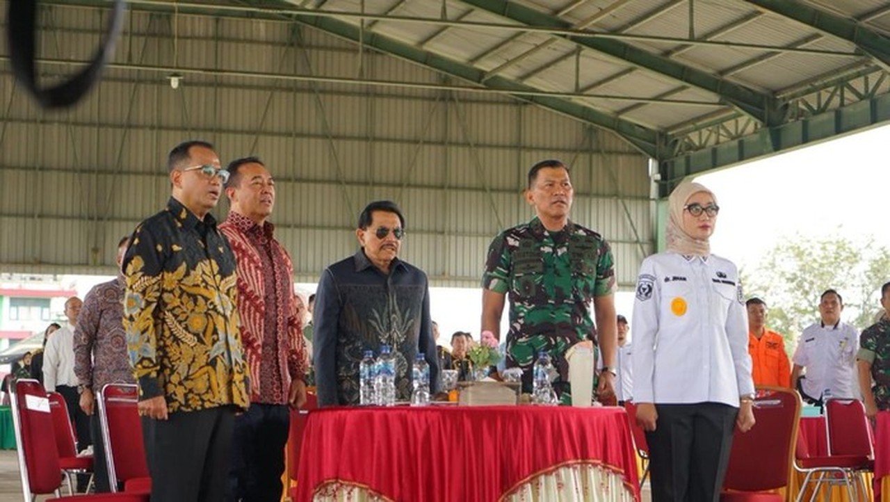 Mantan Kepala Bin Jenderal Tni (purn) Am Hendropriyono Mengajak Masyarakat Dan Investor Berkontribusi Membangun Bandara Gatot Subroto Di Way Kanan, Lampung. (dok Istimewa)