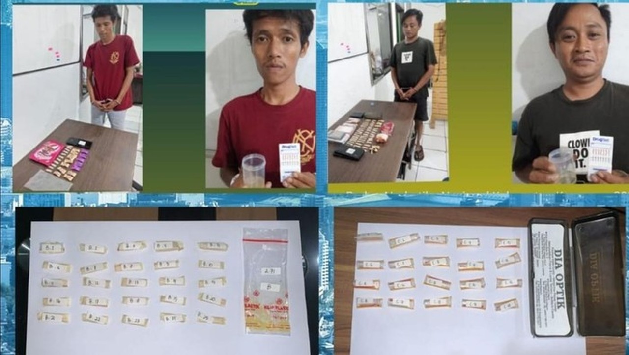 Foto: Duo Pengedar Sabu Berinisial Rh Dan Ep Diciduk Di Kamar Kos, Karawang Pada Selasa (30/12), Sekitar Pukul 23.00 Wib. (dok. Istimewa)