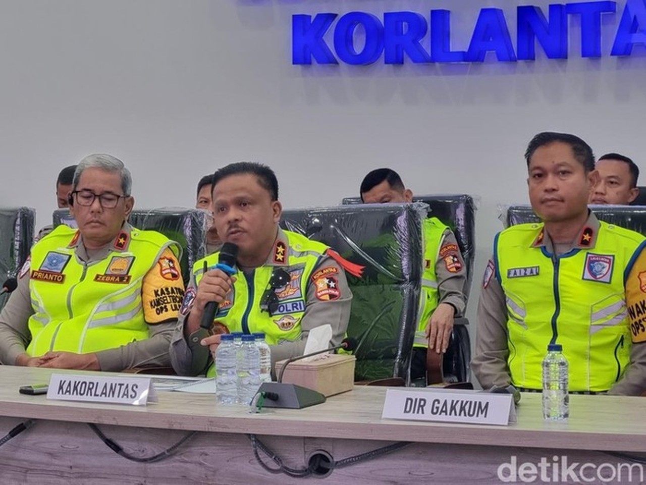 Foto: Kakorlantas Dan Jajaran Korlantas Polri (taufiq/detikcom)