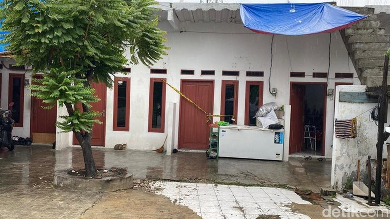 Tkp 3 Orang Sekeluarga Ditemukan Tewas Di Tanjung Priok, Jakarta Utara. (devi P/detikcom)