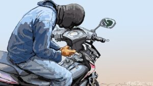 Pria di Depok Ditangkap Polisi Setelah Coba Curi Motor dengan Modus Pura-pura Tertabrak