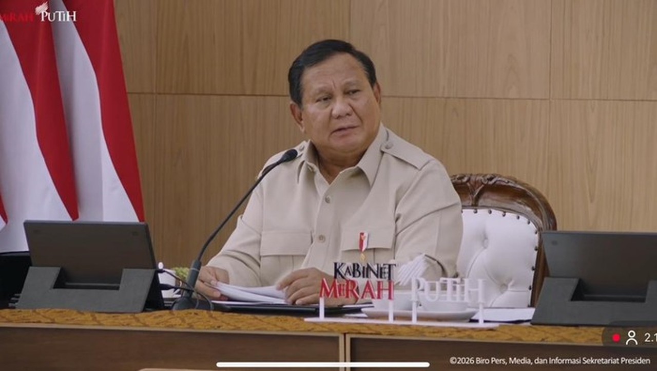 Presiden Prabowo Subianto (foto: Dok. Youtube Setpres)
