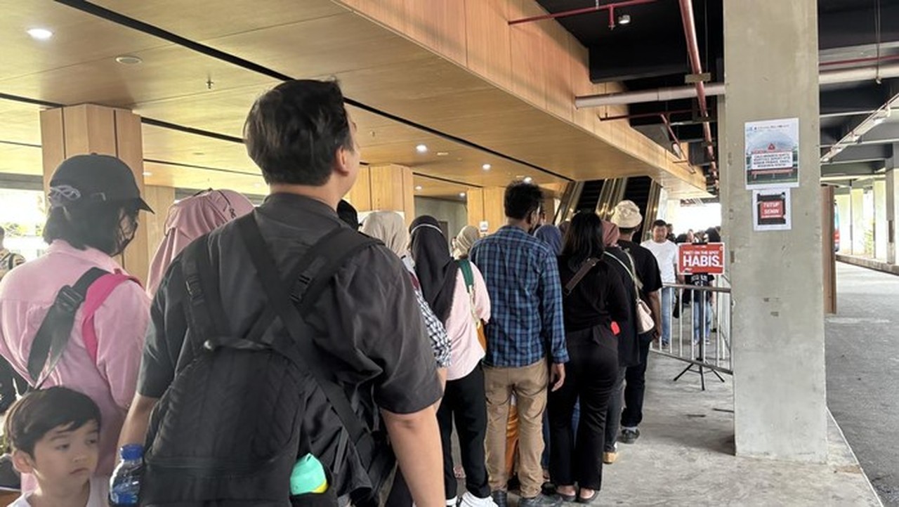 Antrean Pengunjung Planetarium. (rachma Indira/detikcom)