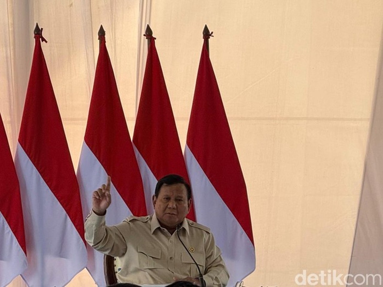 Presiden Prabowo Subianto (eva Safitri/detikcom)