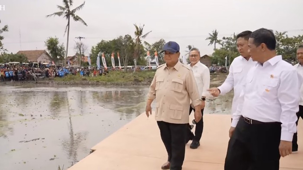 Prabowo Menghadiri Panen Raya Dan Pengumuman Swasembada Pangan Di Karawang (foto: Dok. Youtube Setpres)