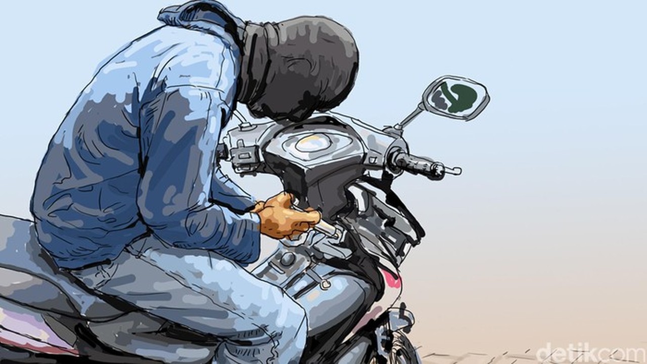 Ilustrasi. Pencurian Motor (foto: Edi Wahyono/detikcom)