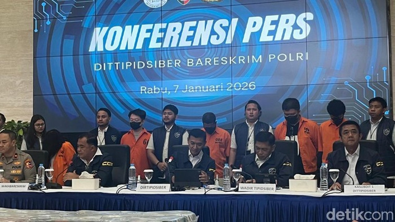 Bareskrim Polri Ungkap Kasus Judi Online (foto: Rumondang Naibaho/detikcom)